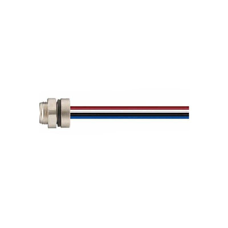 Connecteur femelle M8, 3 pol.,   IP67, 4A, non-blindé